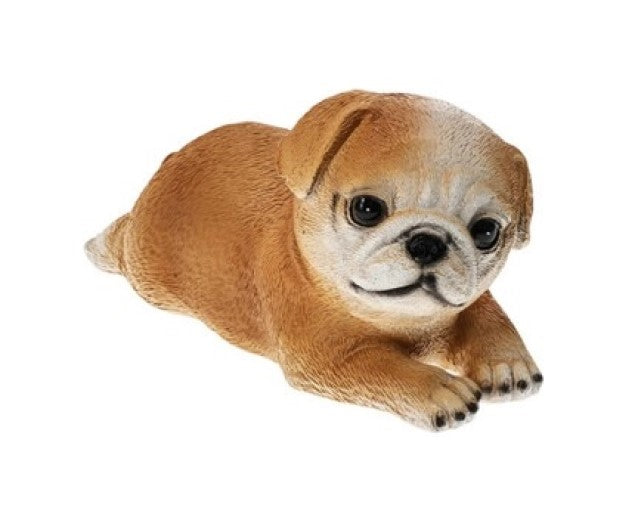 schattig realistisch beeldje van een bulldog pup