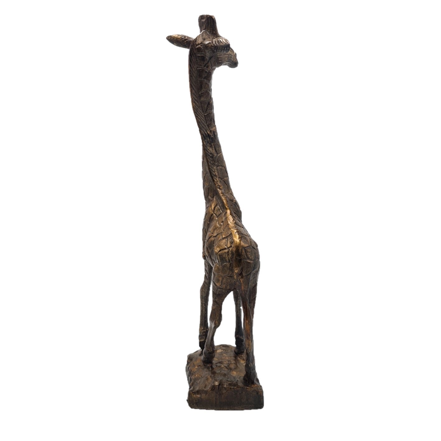 Giraffe Statue – Antique Gold – 49 cm | Luxury Handmade Design