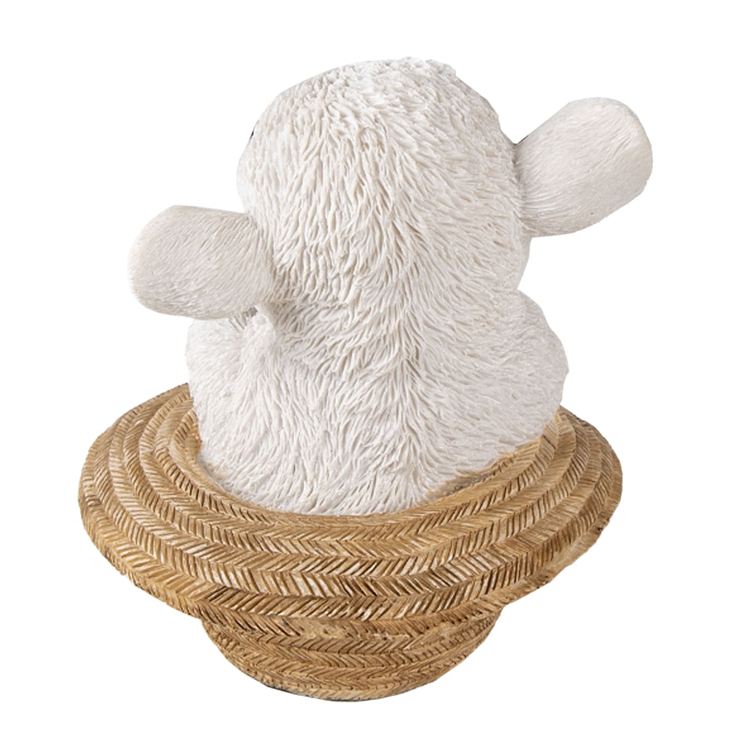 Schaap Beeldje met Stro Hoed