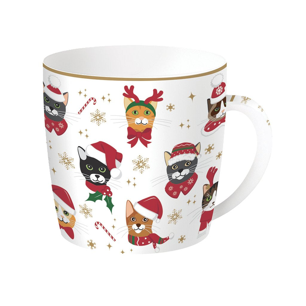 Christmas Gift Cats – Tin with Mug 350 ml