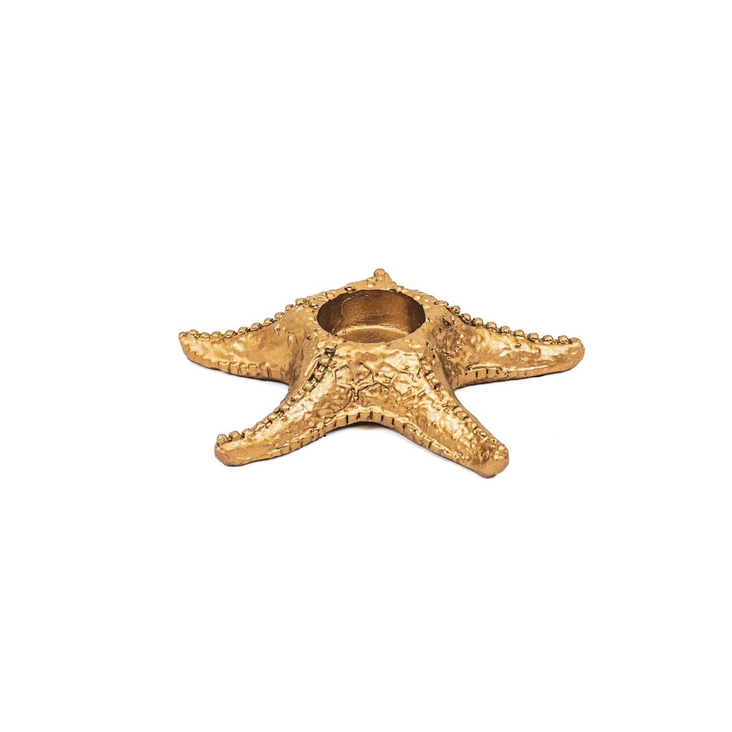 Goldener Teelichthalter Seestern – Maritimer Chic