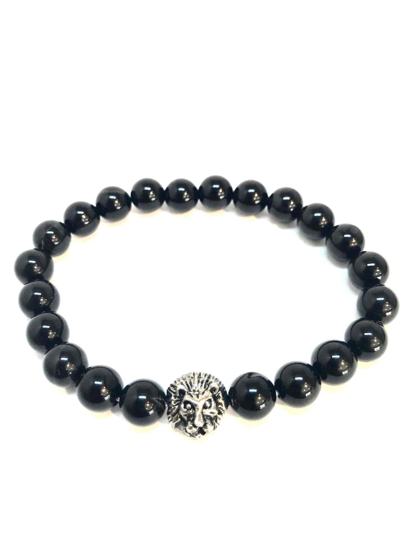 Löwenkopf-Perlenarmband – Unisex in 4 Farben