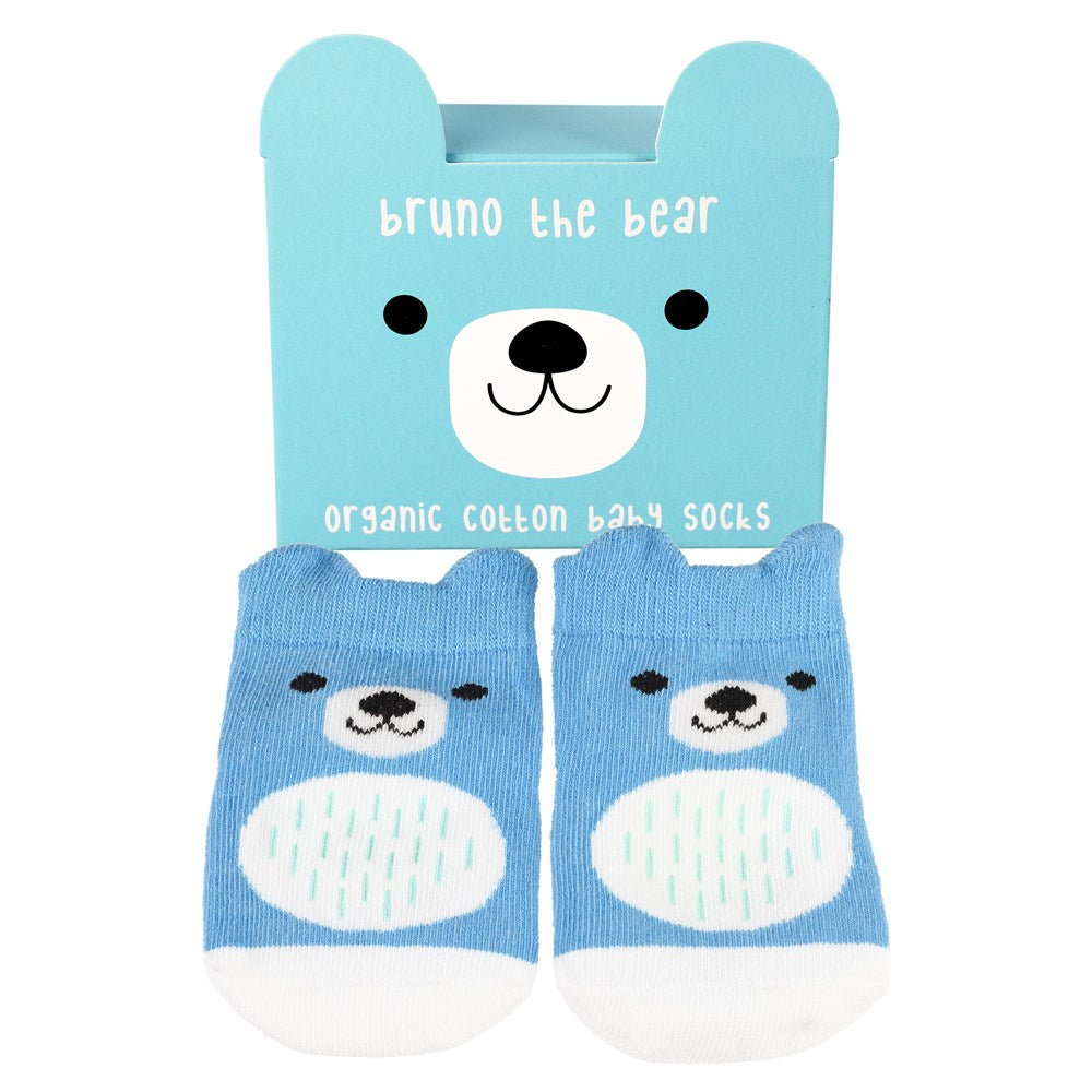 Bruno Babysocken Blau – 0-3 Monate