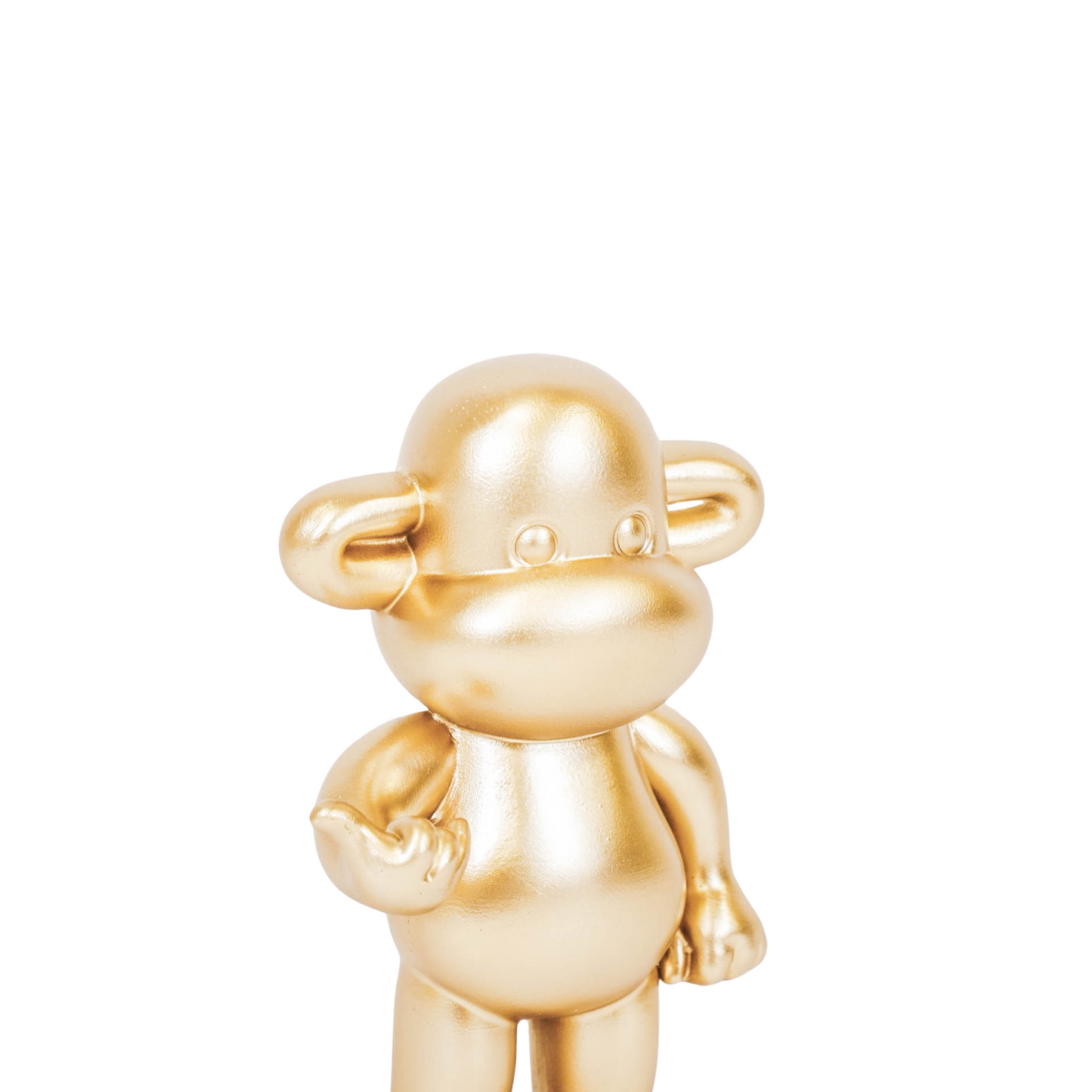 Beeld Aap Hang Loose – Goud, Zwart of Roze | 3 Formaten