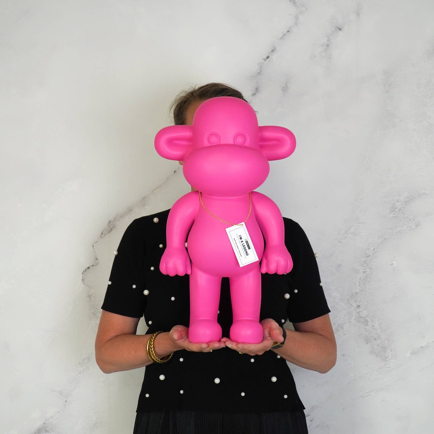 Monkey Legend Bild – Gold, Schwarz oder Pink | 3 Größen
