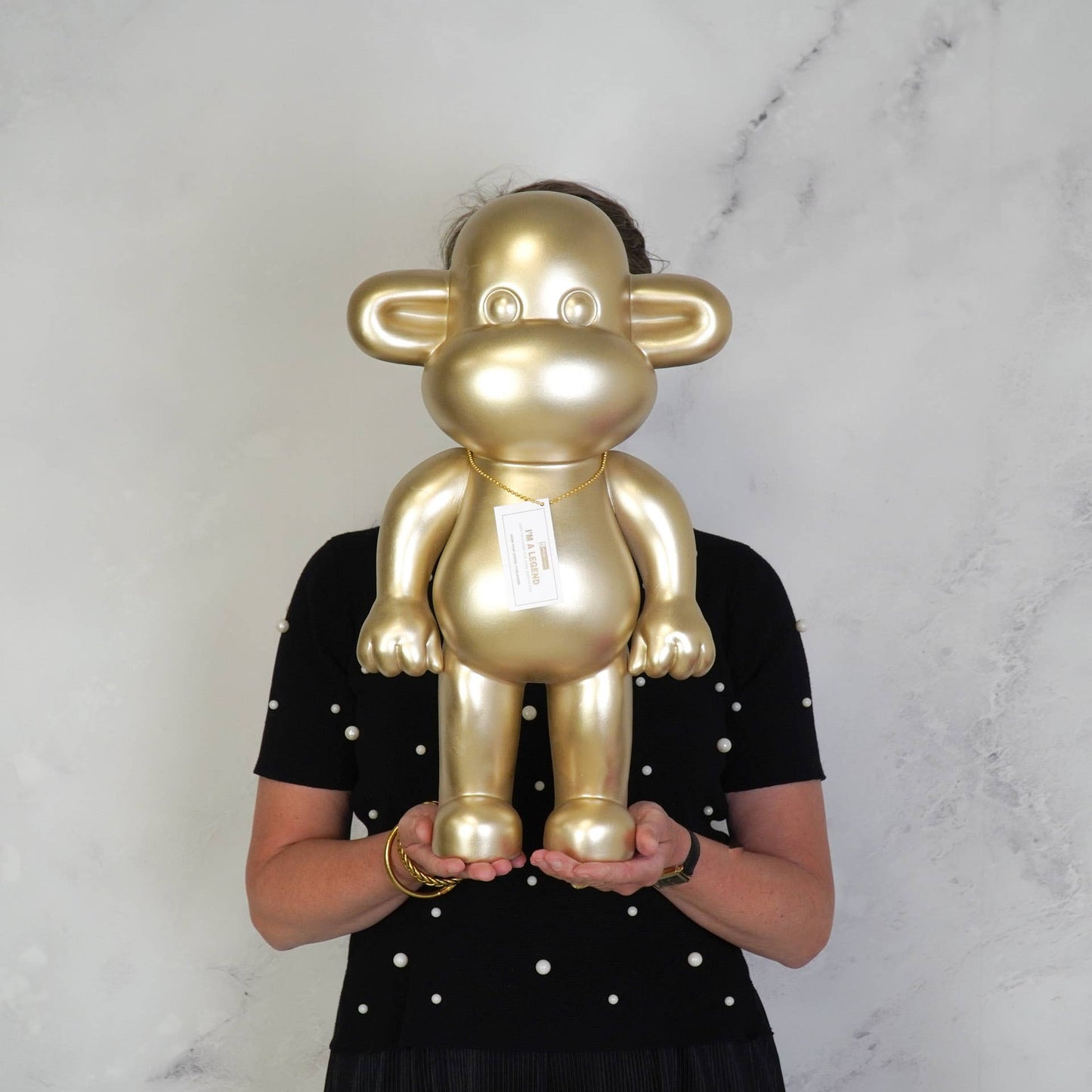 Monkey Legend Bild – Gold, Schwarz oder Pink | 3 Größen