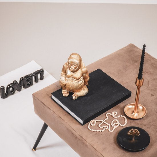 Gouden Gorilla Beeld – Stoer & Stijlvol