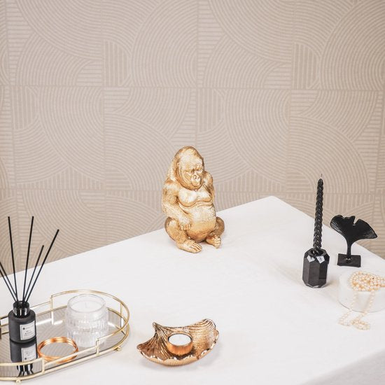 Gouden Gorilla Beeld – Stoer & Stijlvol