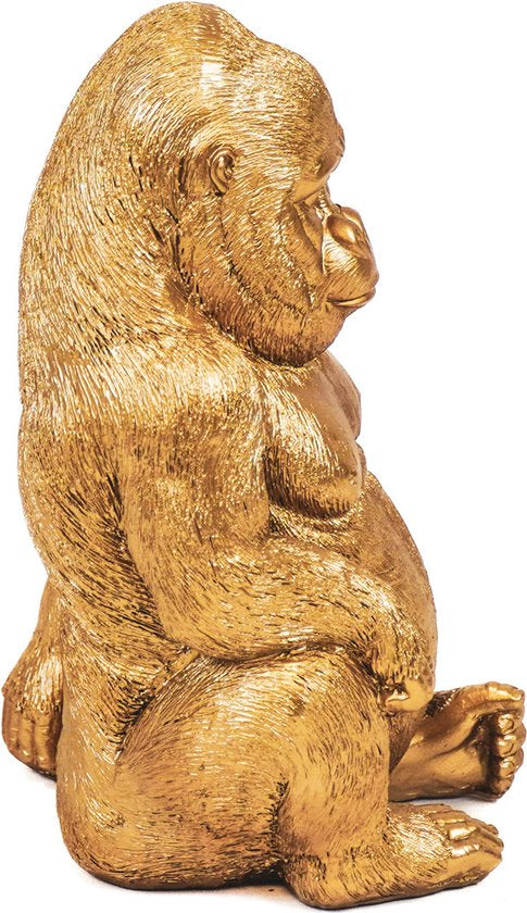 Gouden Gorilla Beeld – Stoer & Stijlvol