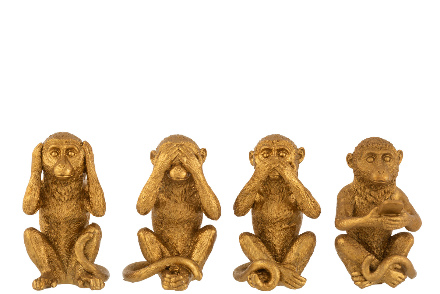 Gouden Apenbeeldjes – Horen, Zien, Zwijgen & Mobiel