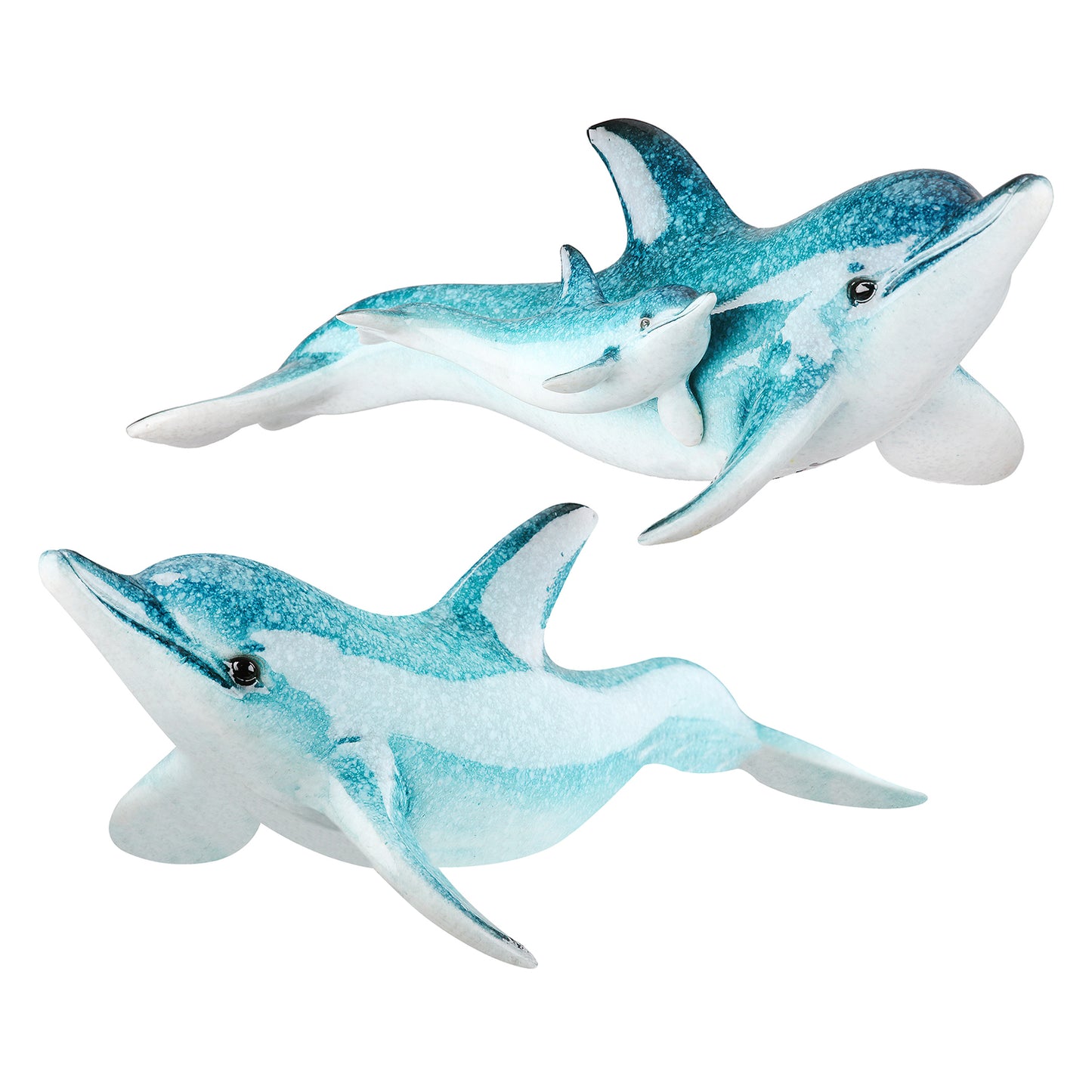 Polyresin Dolphin Statue – Solo or with Baby