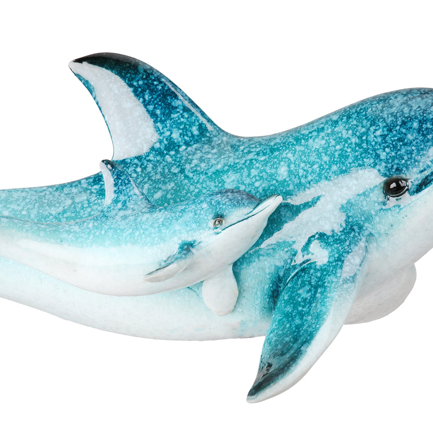Polyresin Dolphin Statue – Solo or with Baby