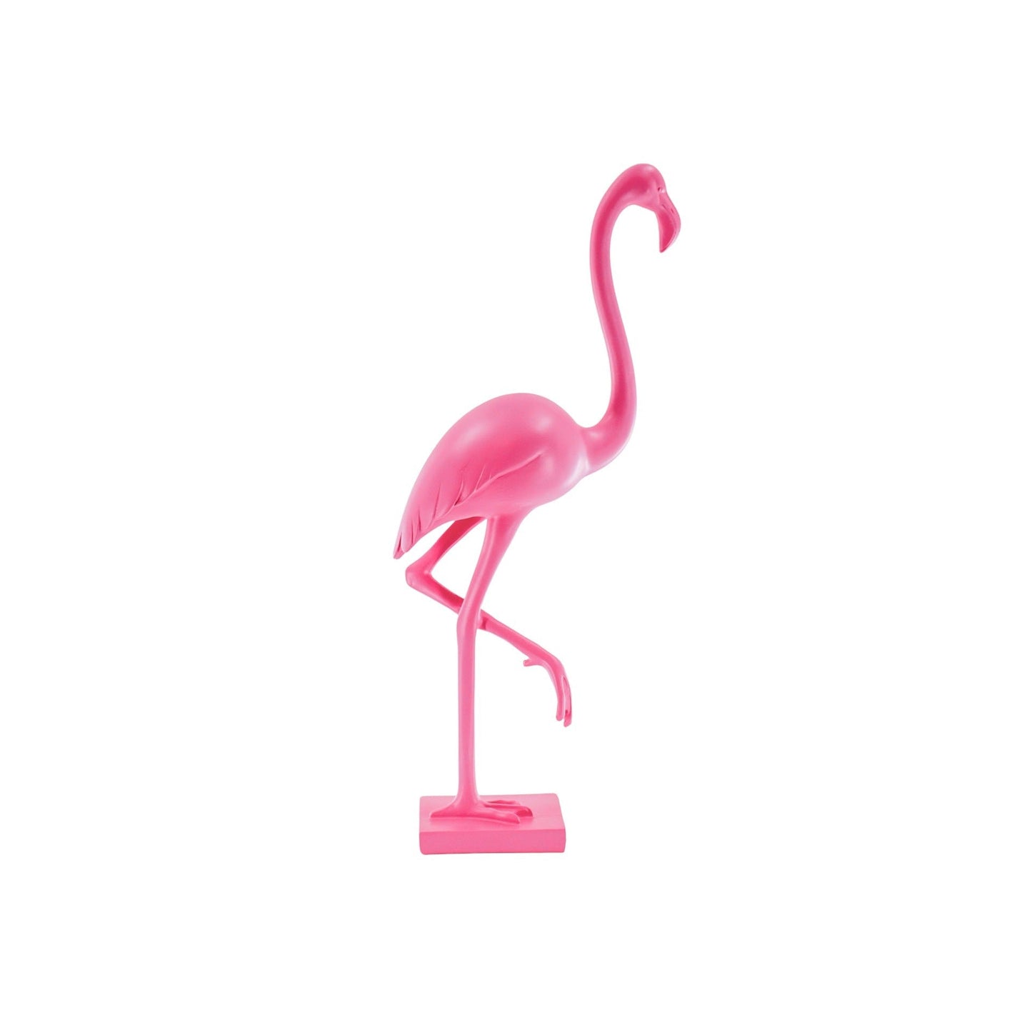 Flamingobeeld Knalroze