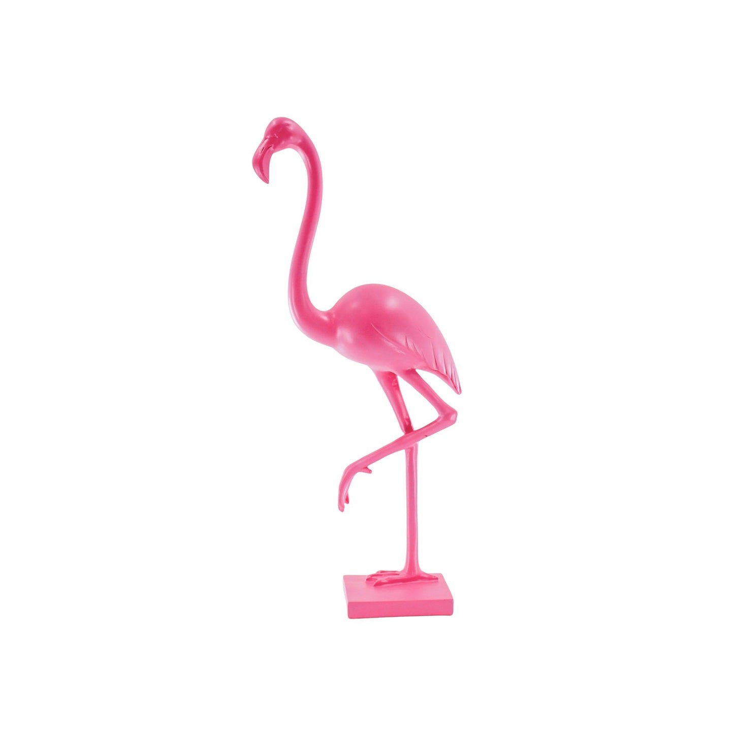 Flamingobeeld Knalroze