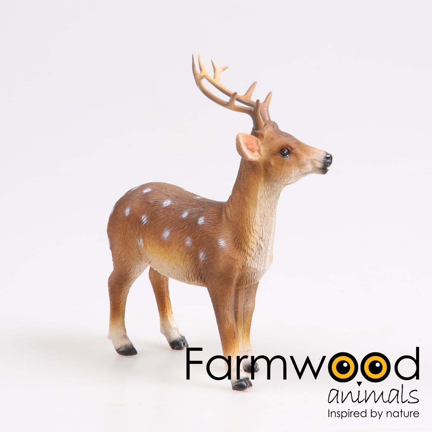 Bambi Deer Statue – Brown Polyresin 13x7x17 cm