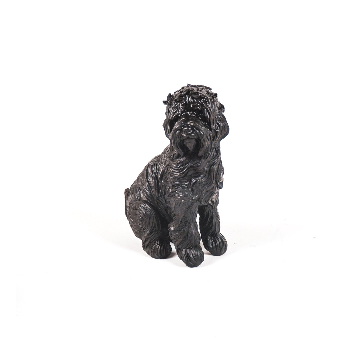 Zwart Labradoodle Beeld – 16 × 10,5 × 23,5 cm