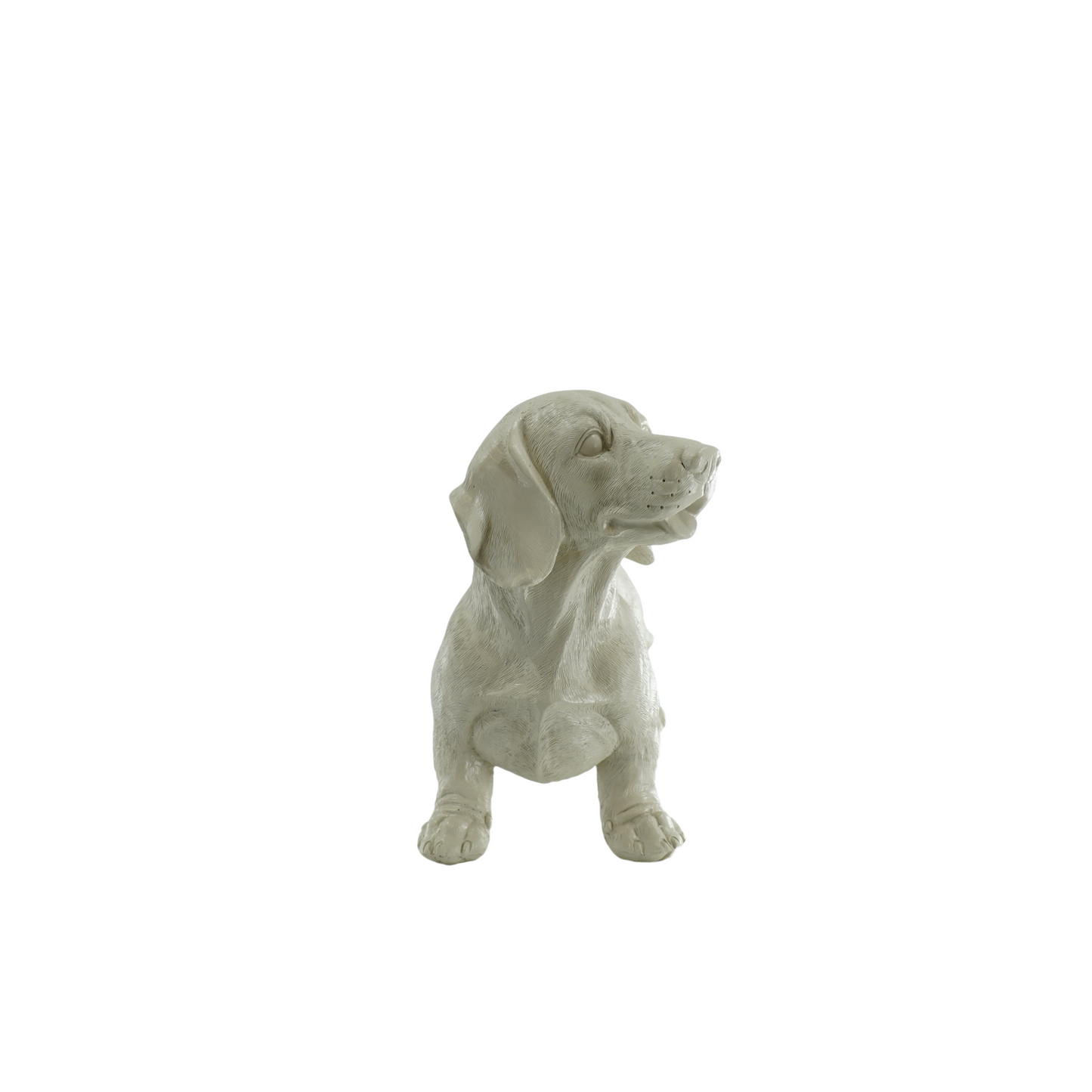 Dachshund Dog Statue Beige – Design Decoration (31×14×23 cm)