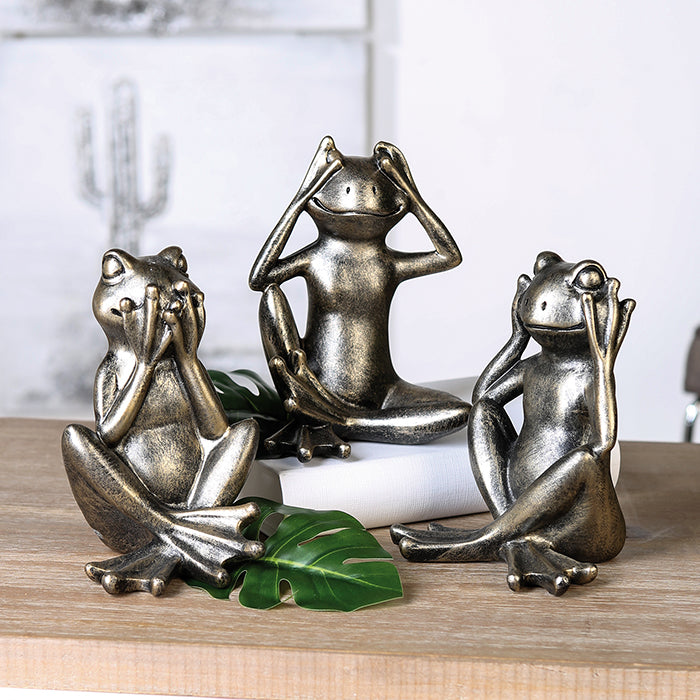 Set Antieke Kikkerbeelden – Horen, Zien & Zwijgen