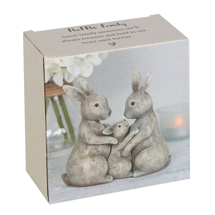 Cute Rabbit Family Figurine – Loose Polystone Figurines
