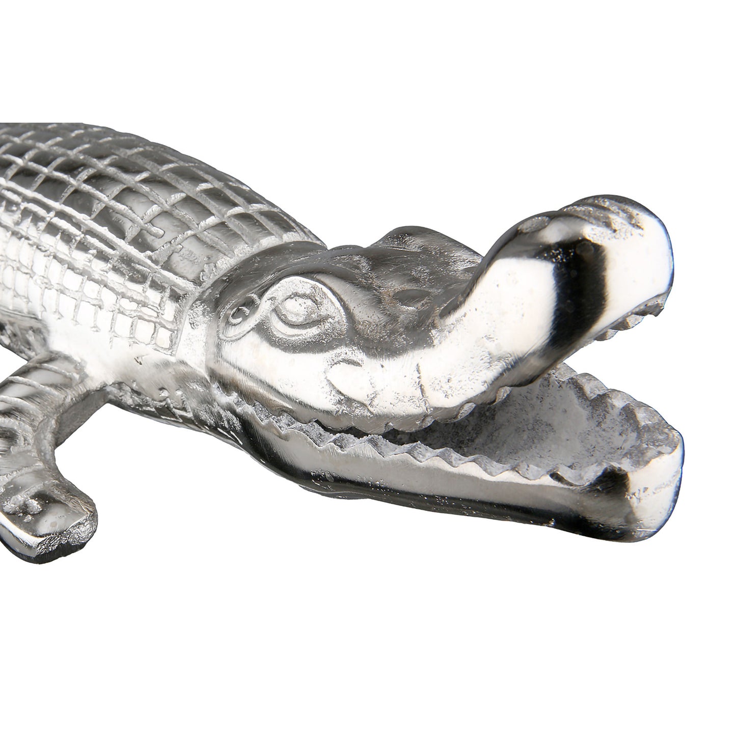 Zilveren Krokodil Beeld – Antieke Look