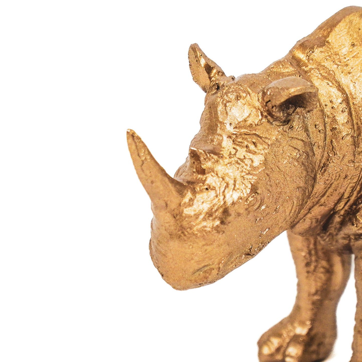Gouden Neushoorn Beeld – 16 cm
