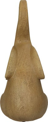 Elefantenstatue in Holzoptik – Braun & Natur