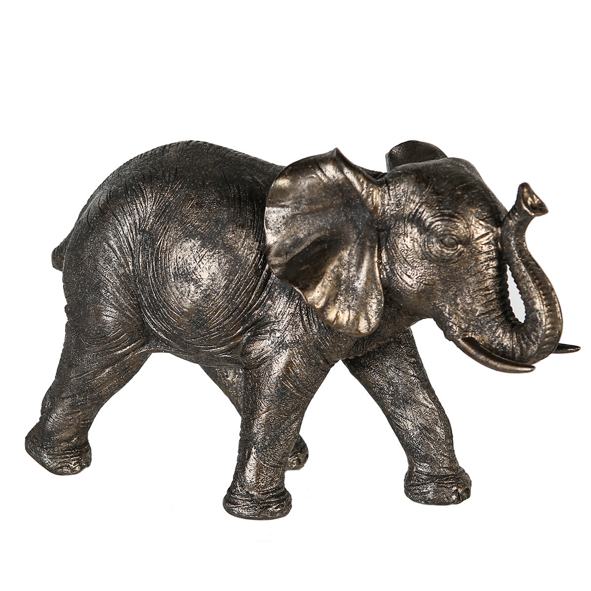 Elefantenstatuen Grau-Gold – 3 lose Varianten