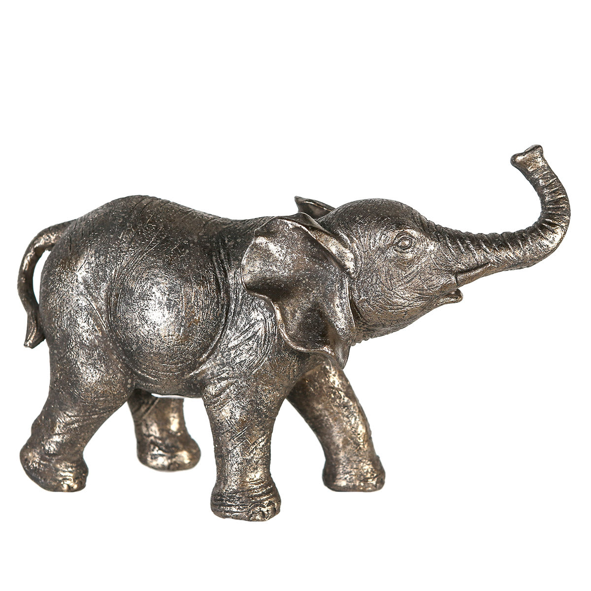 Elefantenstatuen Grau-Gold – 3 lose Varianten