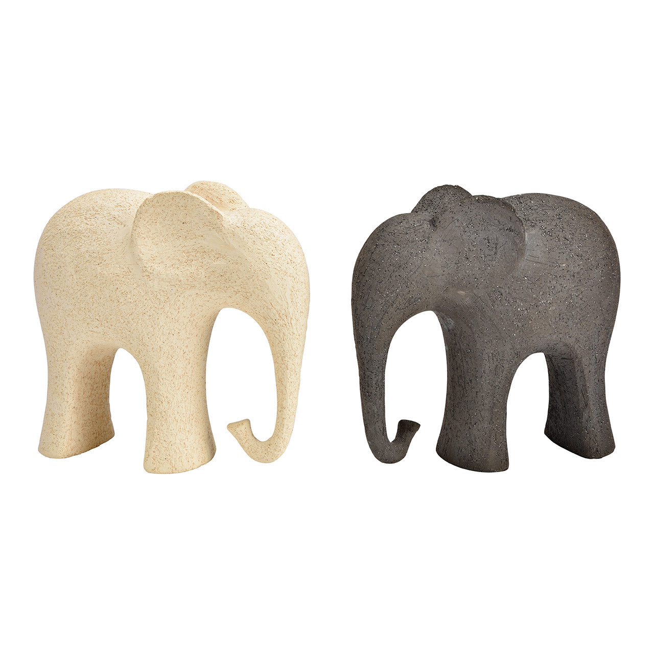 Ceramic Elephant Statue – 2 Colors, 2 Sizes