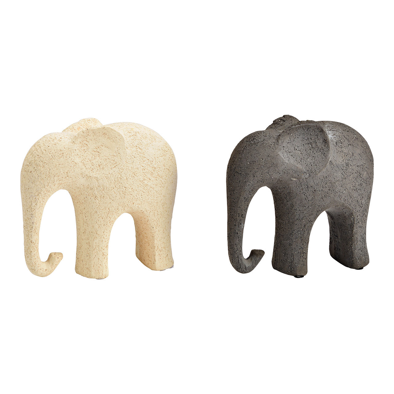 Ceramic Elephant Statue – 2 Colors, 2 Sizes