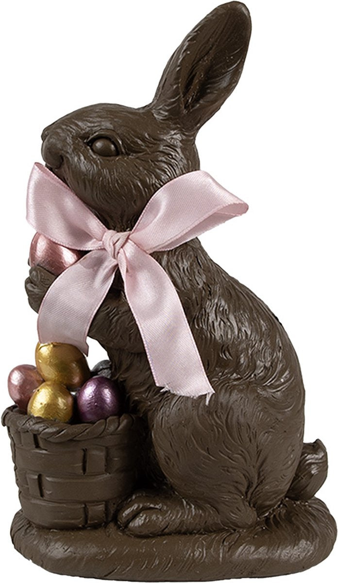 Easter Bunny Figurine with Basket