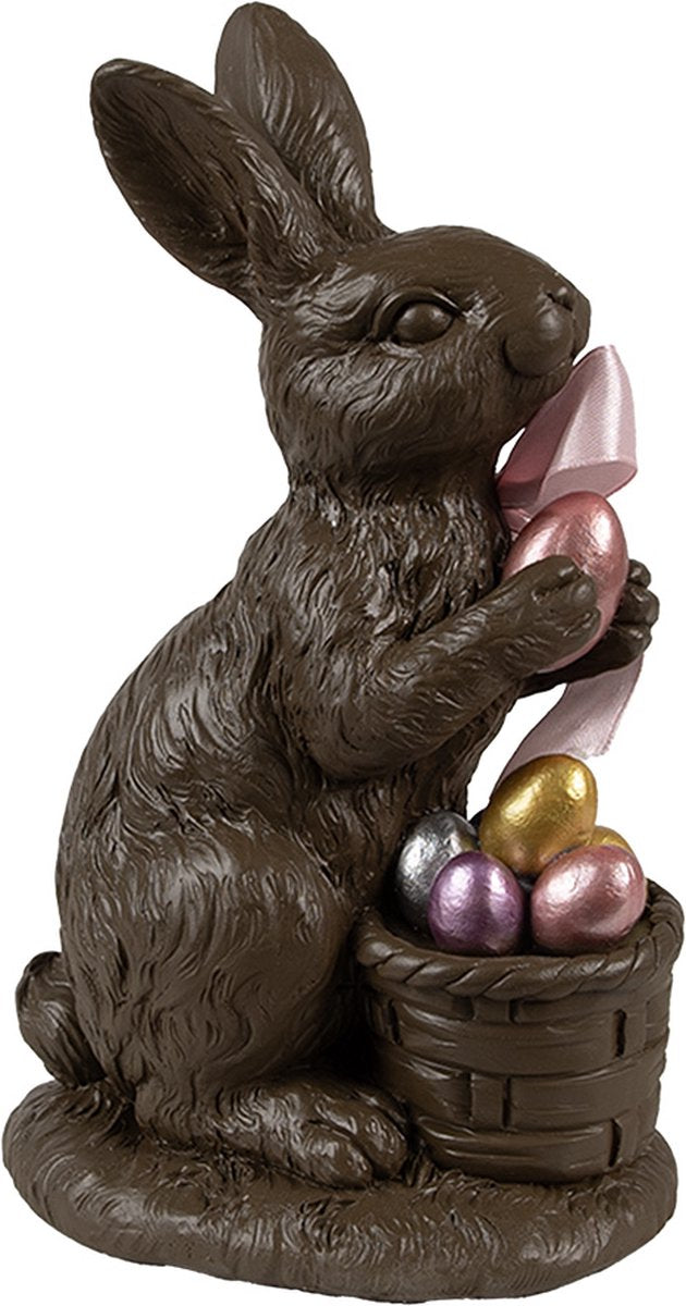 Easter Bunny Figurine with Basket