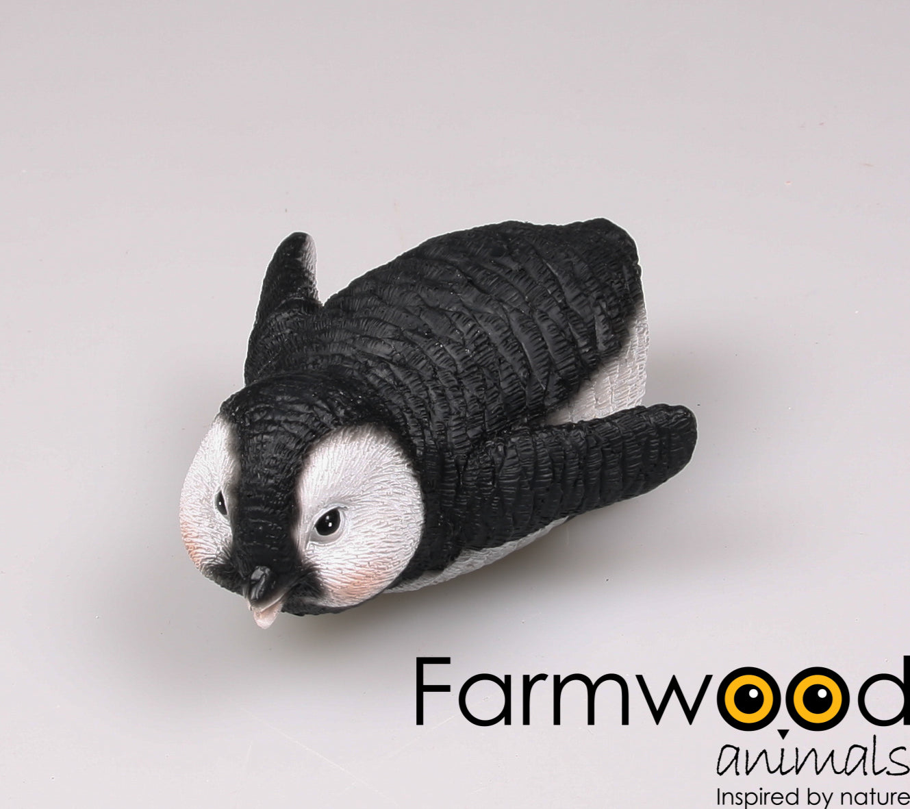 4er-Set Pinguinfiguren – Schwarz/Weiß (12 cm)