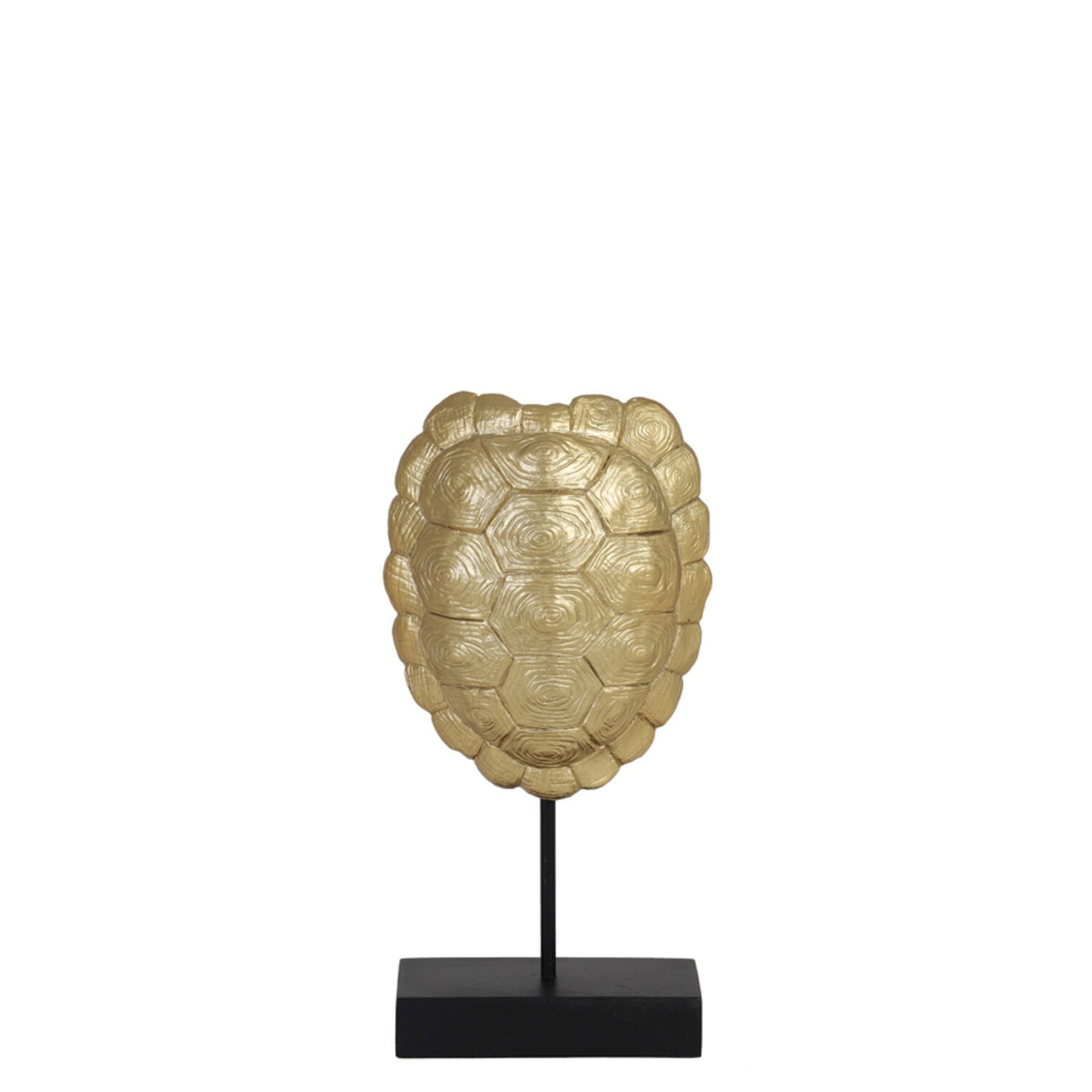 Beeld Schildpad Goud – Turtle Ornament op Standaard