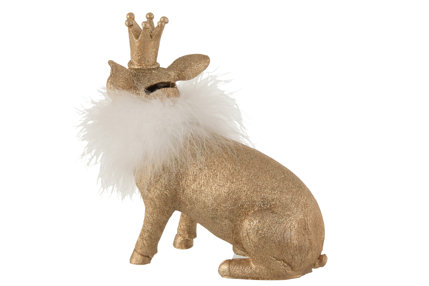 Gouden Varken – Met Kroontje & Boa