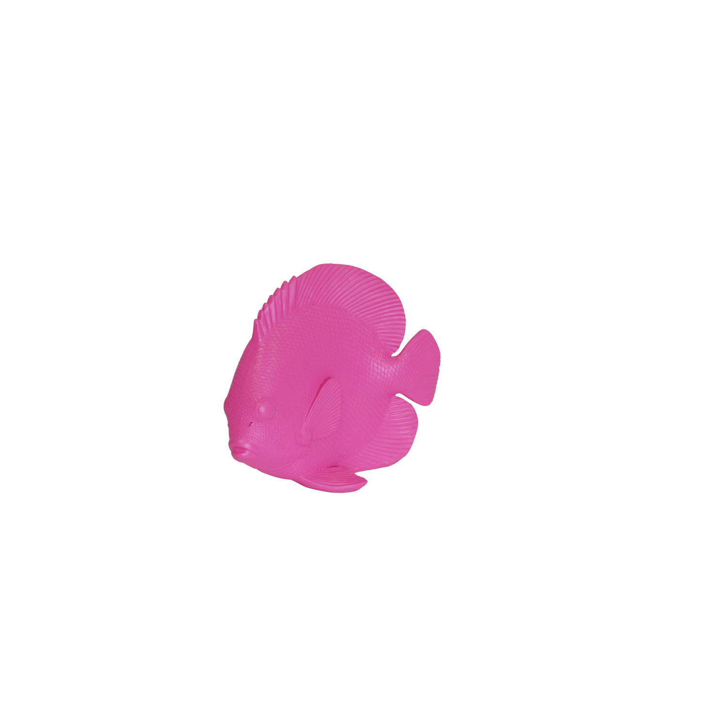 Neonpinke Fischdekoration – 19,5 cm