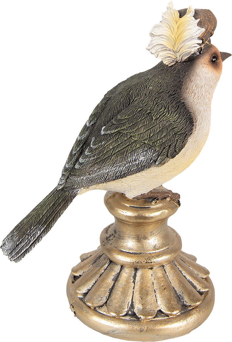 Vogelbeeldje met Barok Hoed