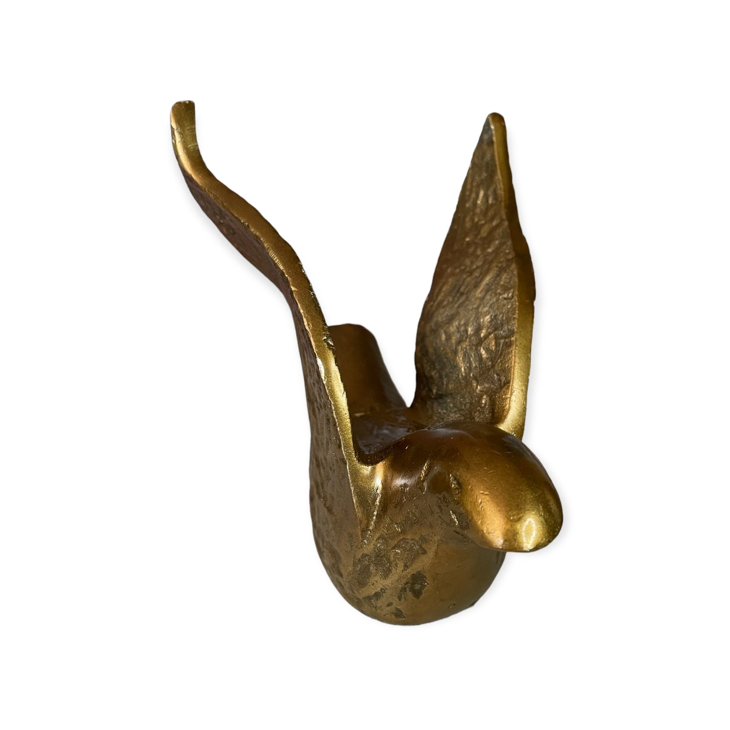 Goldene Vogelstatue