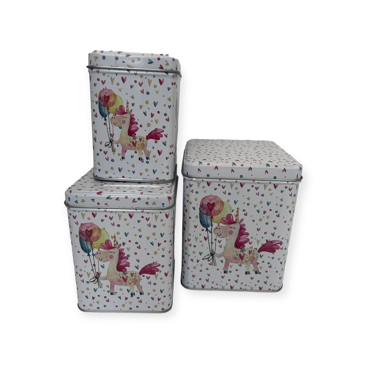 Bewaarblikken Eenhoorn – Set van 3 | Unicorn Design