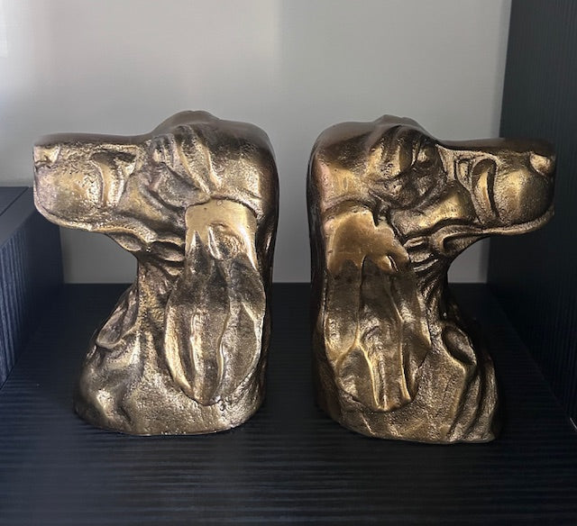 Boekensteunen Cocker Spaniël Goud – Set van 2