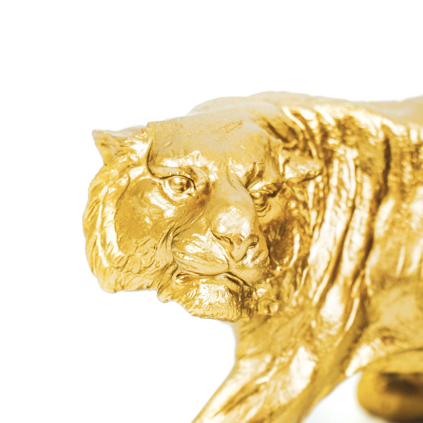 Tellerhalter in Tigergold – Luxus-Küchendekoration