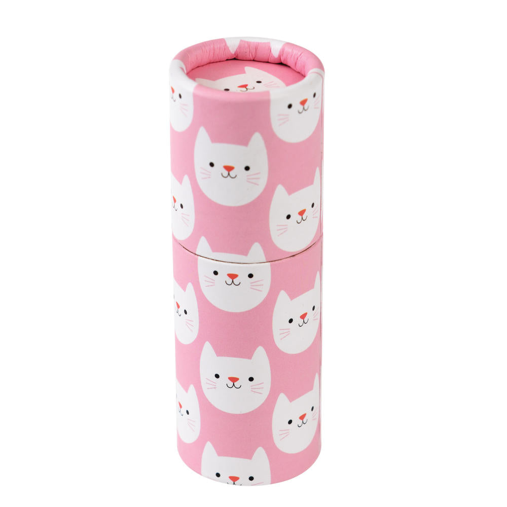 Cookie the Cat Colored Pencils – 12 Pieces in a Pink Tube