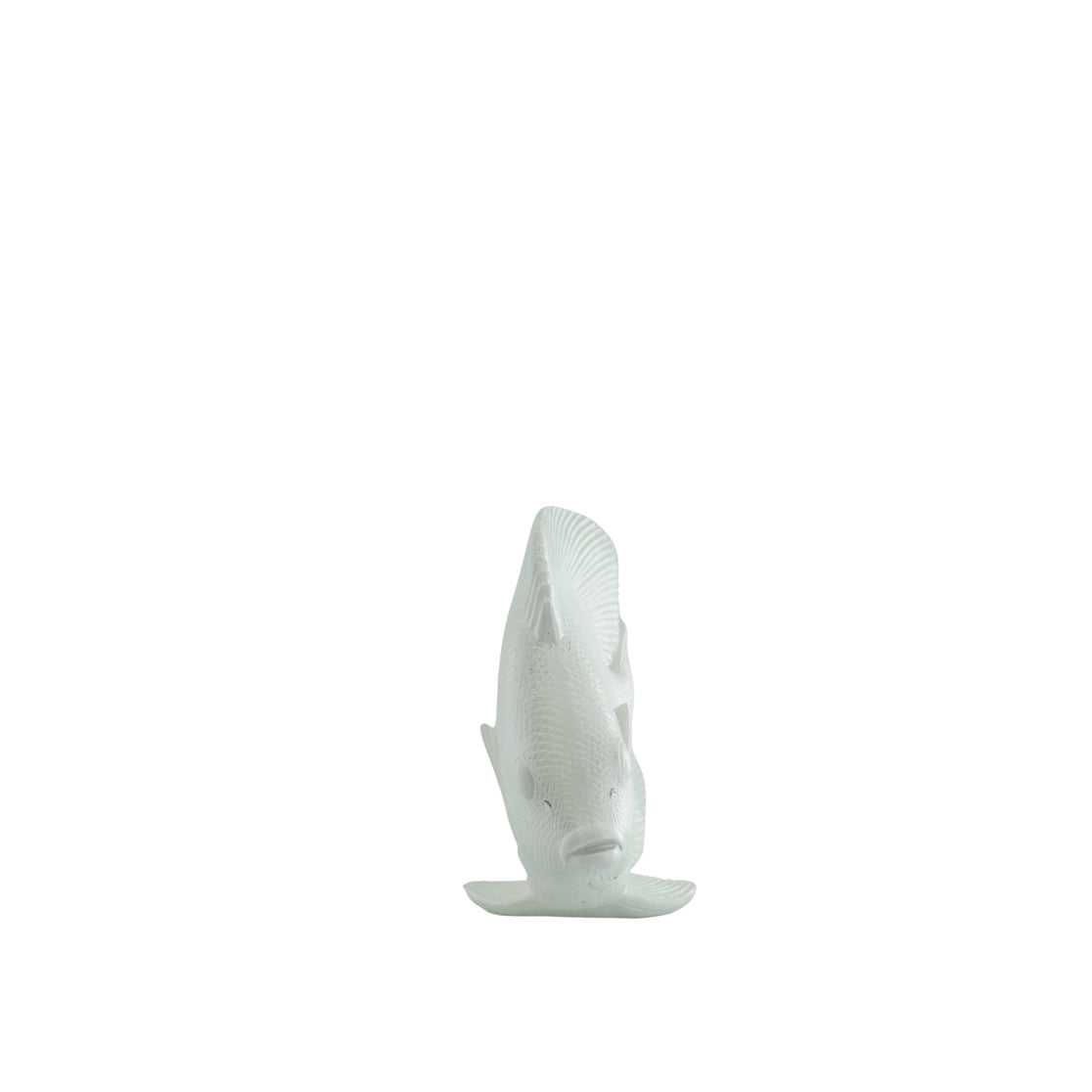 White Fish Decoration – Matte Polyresin – 19.5 cm