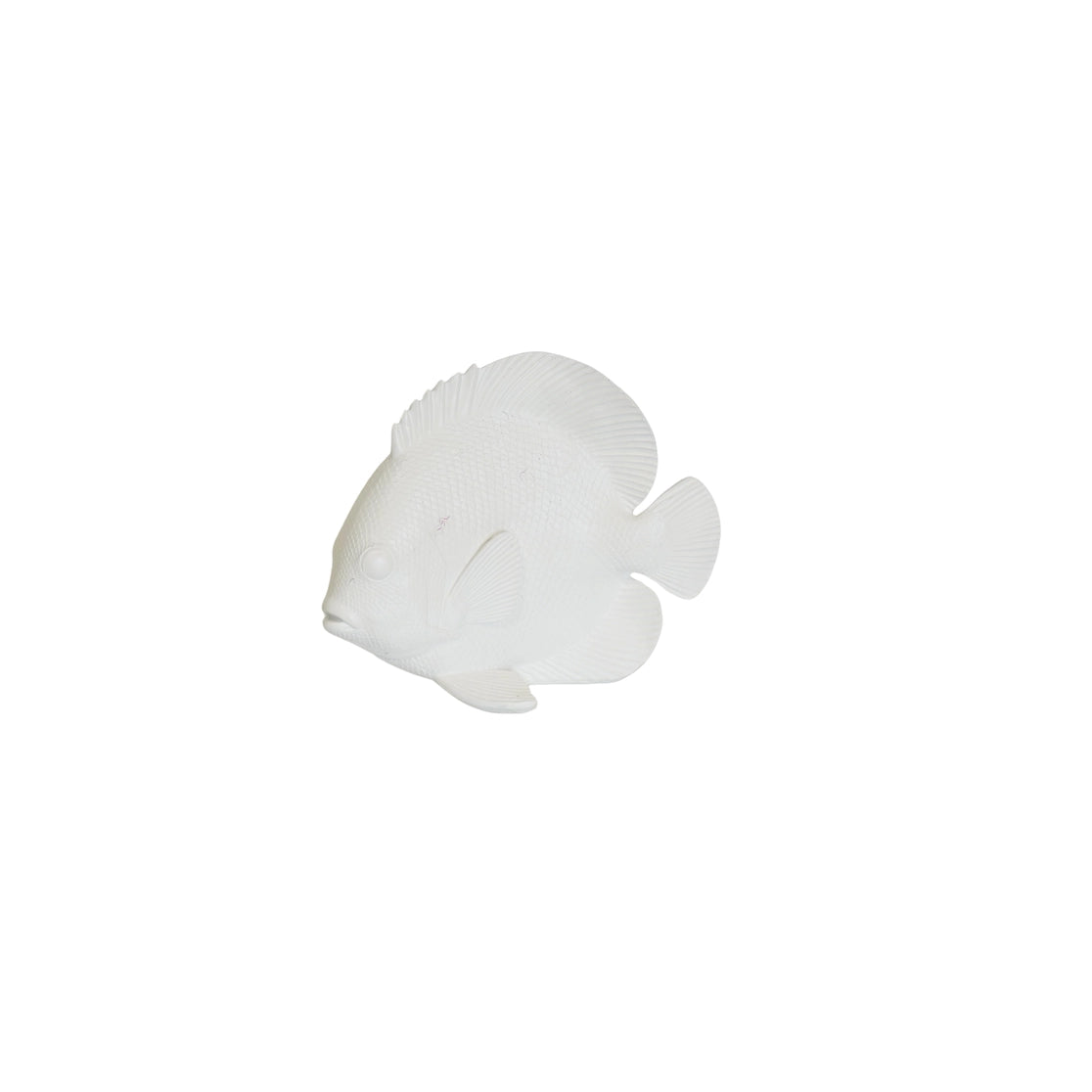 White Fish Decoration – Matte Polyresin – 19.5 cm