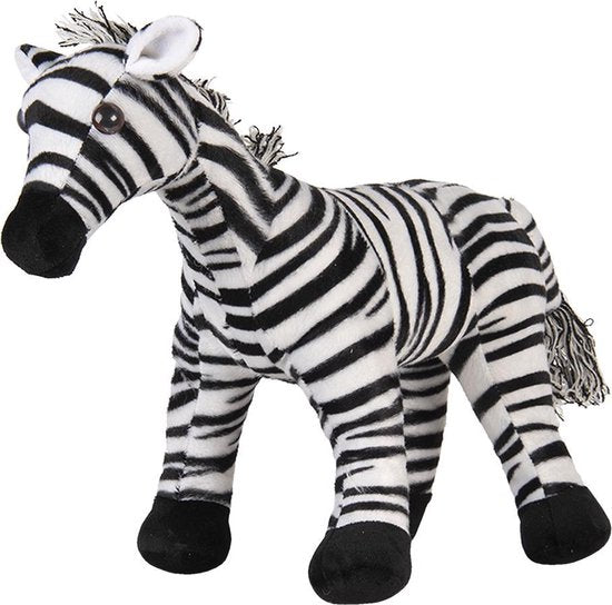 zebra deurstopper zwart wit polyester