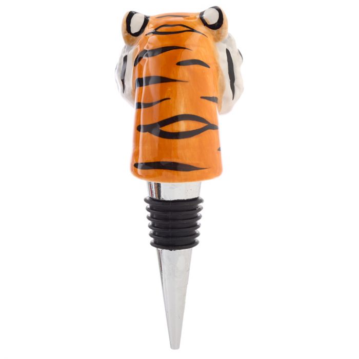 Tiger - Flaschenverschluss mit gestreiftem Kopf (Puckator)