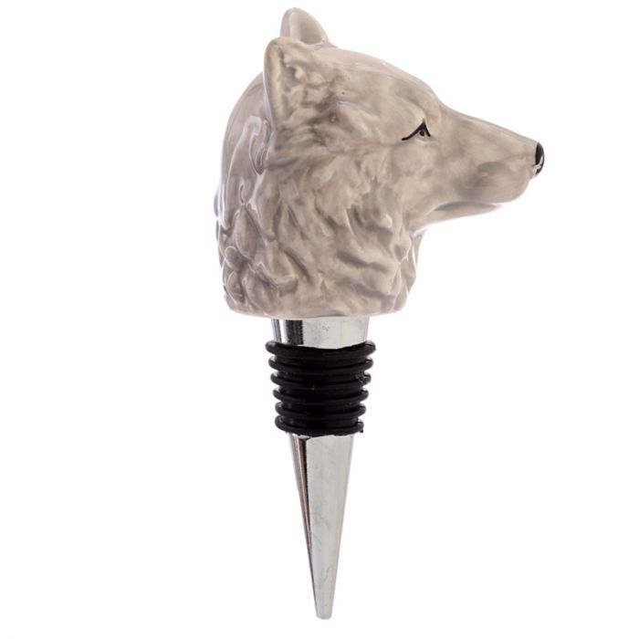 Wolf-Flaschenverschluss – Cooles Weinaccessoire von Puckator