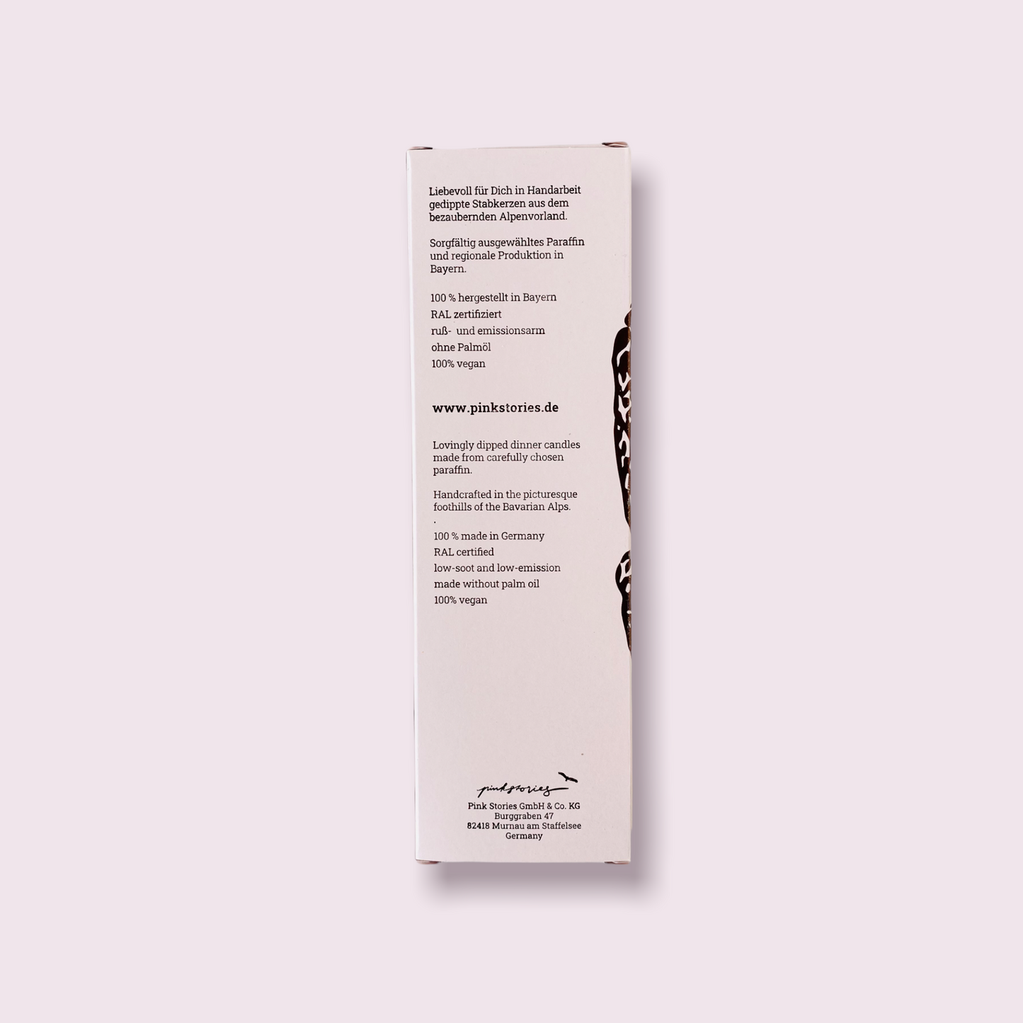 Set Kaarsen Jaguarprint – Handgemaakt & Vegan