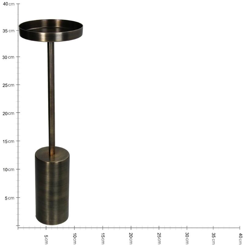 Luxus Kerzenhalter Bronze