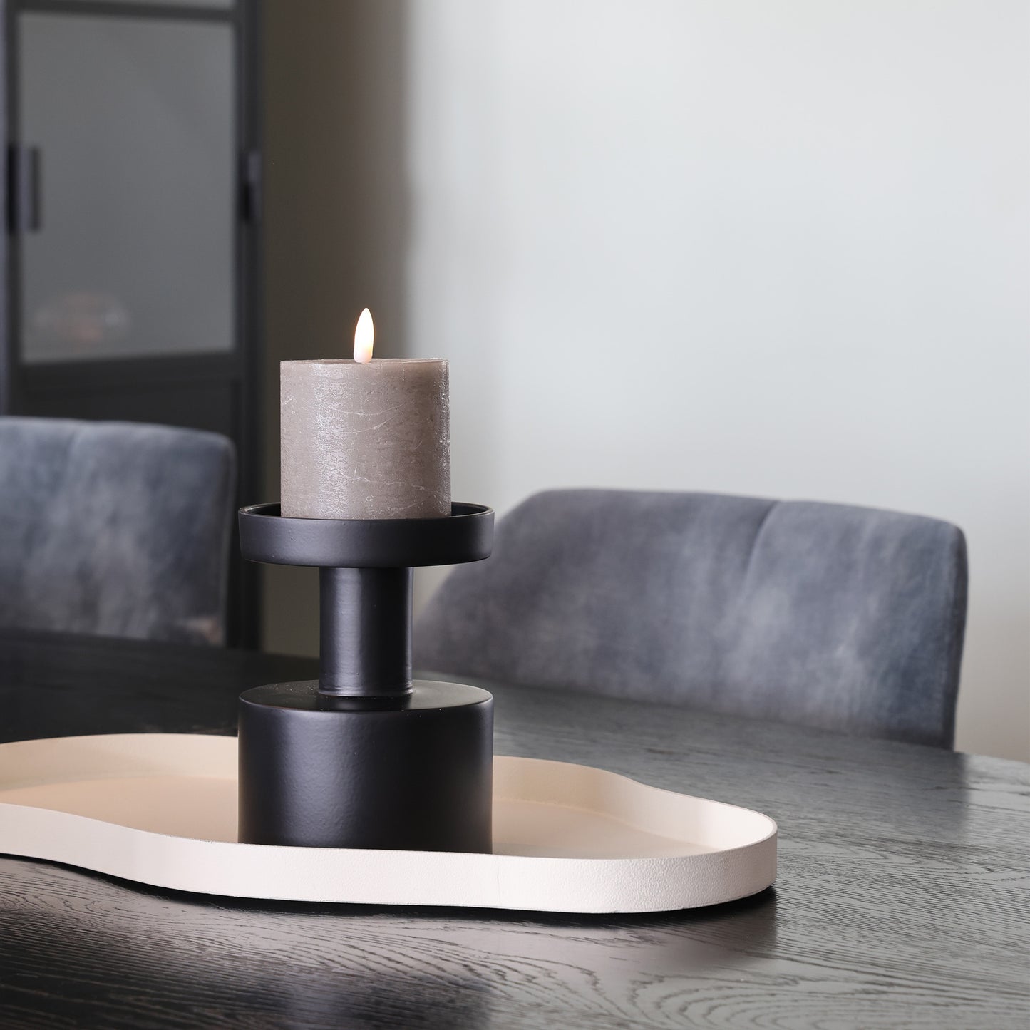 Navarro Kandelaren Zwart Metaal – Vase The World